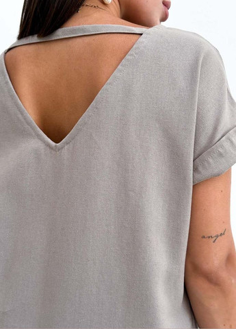 Бежевое кэжуал платье маргарет Art Knit однотонное