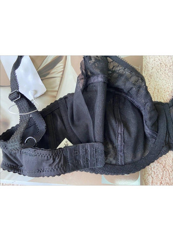 Чорний чорний бюстгальтер без поролону Lanny Mode