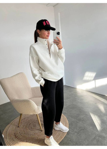 Теплий жіночий повсякденний костюм з турецької бавовни InFashion Костюм (369924136)