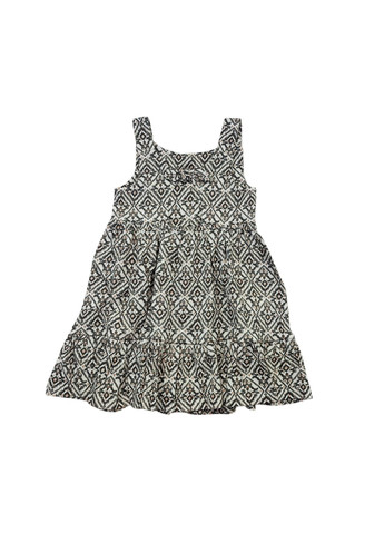 Комбінований літній дитячий комплект (сукня + лосини + сумочка) для дівчинки 110 см різнобарвний (250122057) C&A