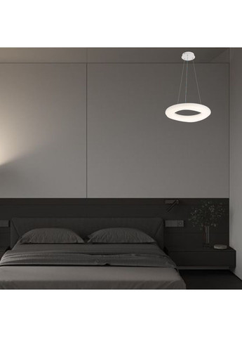 Люстра світлодіодна підвісна 45см 48W з пультом і додатком (97-MD6008 (450) No Brand (370072437)