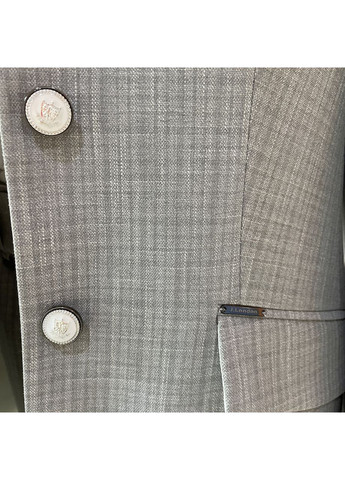 Серый женский пиджак j. london женский классический премиум длинный рукав на пуговицах 46 No Brand -