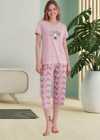 Розовая всесезон пижама LINDROS
