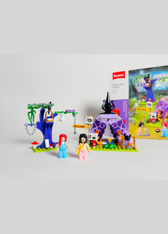 Конструктор рожева серія, будинок чарівниці, фігурки, 179 деталей M38-B1055 Sluban (345877750)