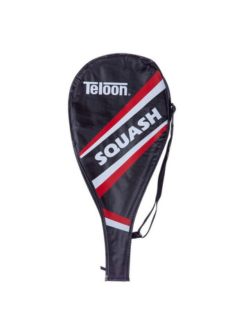 Ракетка для сквошу 27» TOUR170 (1шт+PVC чохол) (композитний матеріал, червоний) Teloon (361439278)