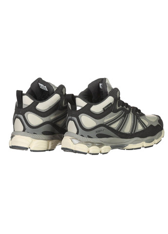 Кроссовки из кожи для женщин Baas серые зима (305860665)