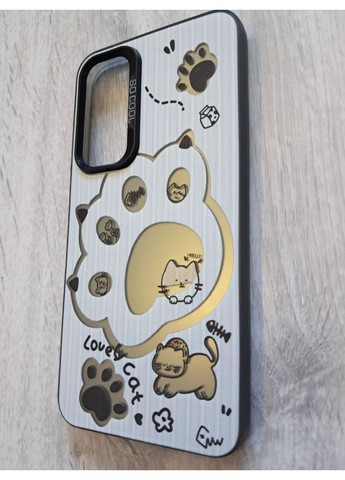 Чехол на A55 5G силиконовые борты акриловый бампер с кошачьей лапкой Samsung (360896465)