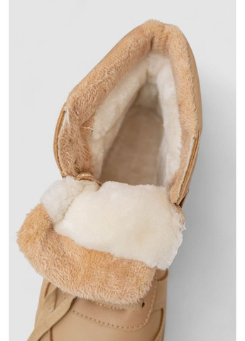 Кросівки жіночі зимові на хутрі Ager 248RBL7 темно-бежеві зими (368485672)