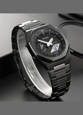 1816BKBKWT Black-Black-White Skmei (372947038)