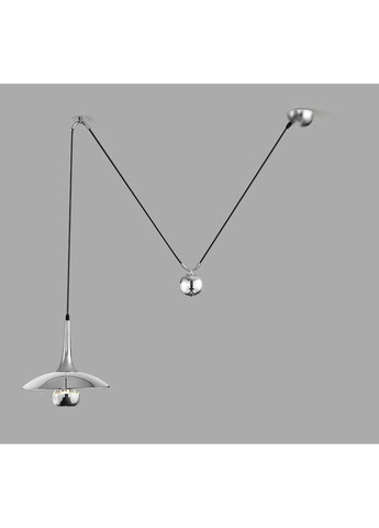 Люстра підвісна на 1 лампочку 27166 Хром 40-150х30х30 см. Sunnysky (324395767)