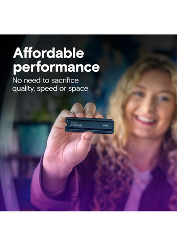 SSD накопитель P510 1 TB with Heatsink (CT1000P510SSD5) Crucial (370607158)