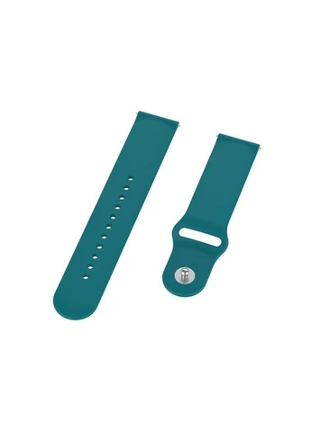 Силіконовий ремінець для Xiaomi iMi KW66/Mi Watch Color/Haylou LS01/Watch S1 Active Dark-Green (706366) BeCover (385773564)
