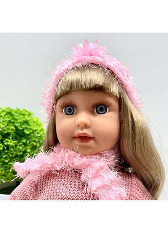 Кукла мягконабивная Злата с звуковыми эффектами 35 стихов укр язык 40 см (M 5973 I UA) No Brand (355803925)