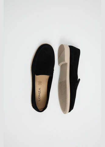 Lonza Туфли 198803 черный з натуральная замша, украина — демисезон (325431771)