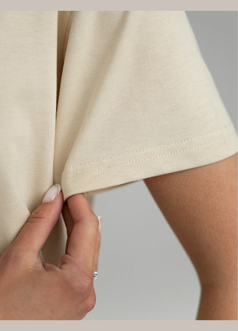 Белая Женская футболка котон (0011400BELL) Casual Trend №114 - (358935190)