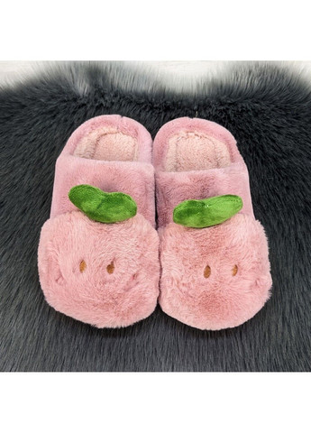 Розовые тапочки детские теплые Fashion