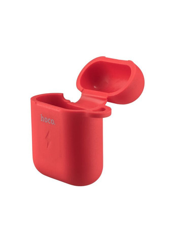 Бездротовий зарядний пристрій для навушників AirPods CW22 Wireless charging case червоне Hoco (293346077)