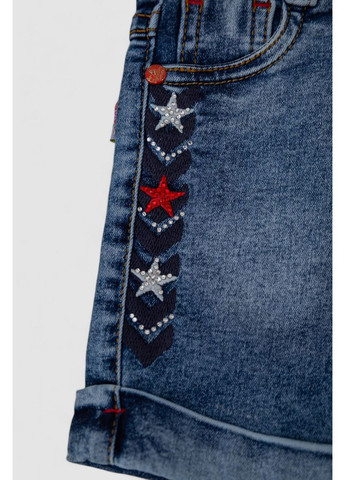 Джинсовые шорты для девочки, 247R1208 Ager (362220032)