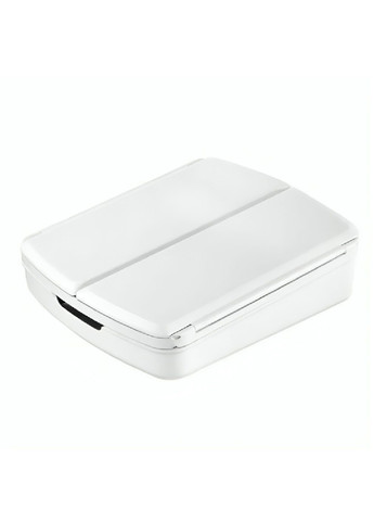 Зеркало для макияжа косметическое настольное тройное с подсветкой нишей под косметику украшения 26х24 см (480103-Prob) Белое Unbranded (329404869)