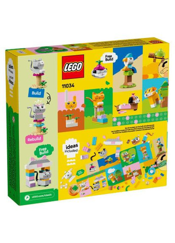 Конструктор (11034) Lego Classic Творчі улюбленці 450 деталей (366659349)