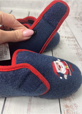 Темно-синие тапочки детские на мальчика темно-синий (1070) Lupilu
