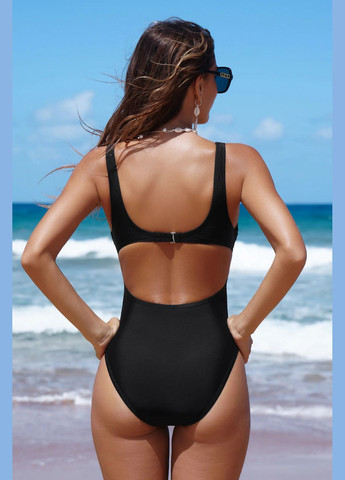 Черный летний купальник CUPSHE