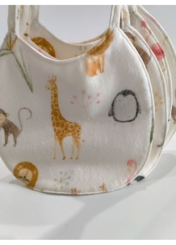 Слюнявчик водонепроницаемый, фланель на трикотажной мембране, размер 20*20 No Brand (370661608)