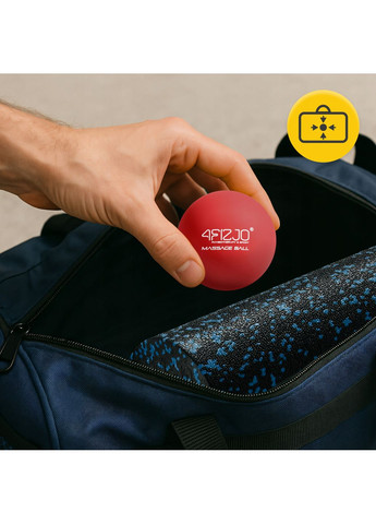 Массажный мяч Lacrosse Ball 6.25 см Red () 4FIZJO P-5907222931202 (275095700)