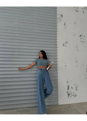 👖 Женские брюки из котон-джинса DK/DL Мода без кордонів - (356171547)