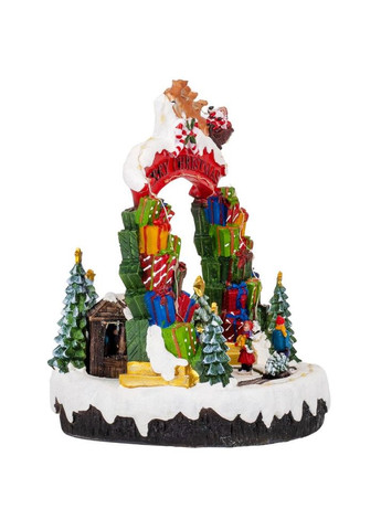 Карусель новорічна Місто подарунків 31 см ELISEY (366215055)