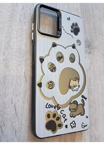 Чехол на A06 4G силиконовые борты акриловый бампер с кошачьей лапкой Samsung (360896380)