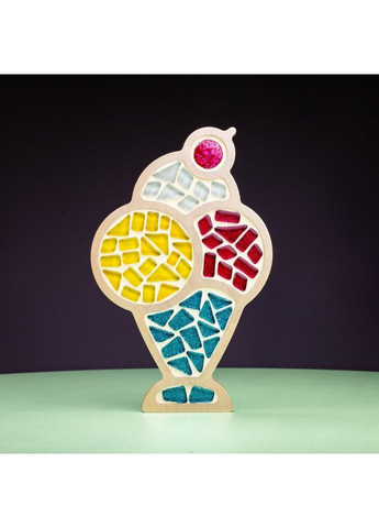 Детский набор для творчества хрустальная мозаика "Мороженое" MA1003 No Brand (362569875)