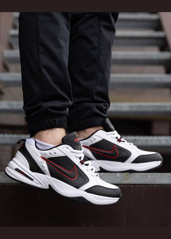 Черно-белые демисезонные кроссовки мужские No Brand