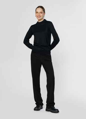 Чорний зимовий светр жіночий чорний Arber Crew-neck WDav3 WTR-152