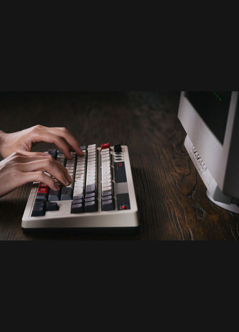 Механическая беспроводная Ретро клавиатура Retro Mechanical Keyboard 8BitDo (313867793)