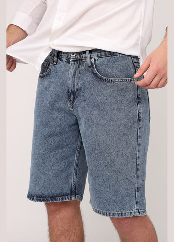 Шорты джинсовые мужские цвет синий ЦБ-00277364 INTERCODE (332767600)