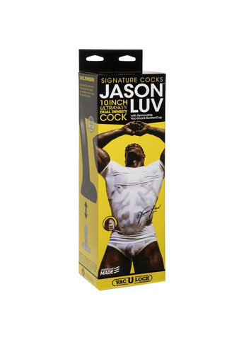 Фаллоимитатор Doc Johnson Jason Luv 10 Inch Cock, из слепка пениса, Vac-U-Lock, диаметр 5,1 см No Brand (366878579)