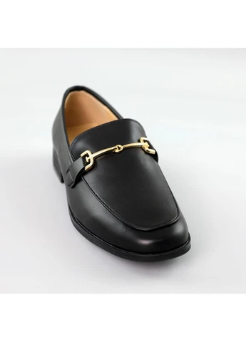 4S Shoes Лофери Жіночі Чорні Однотонні Демісезонні Класичні Seli чорний з, — демісезон (395636443)