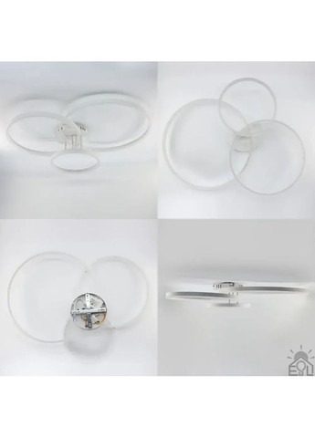 Смарт люстра управляемая светодиодная COCO 3R 105 Вт 762x675x150 мм Белая ESLLSE (369405473)