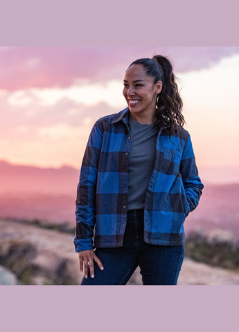 Рубашка женская Louise Shirt Jacket Pecan Check 5.11 Tactical (315821951)