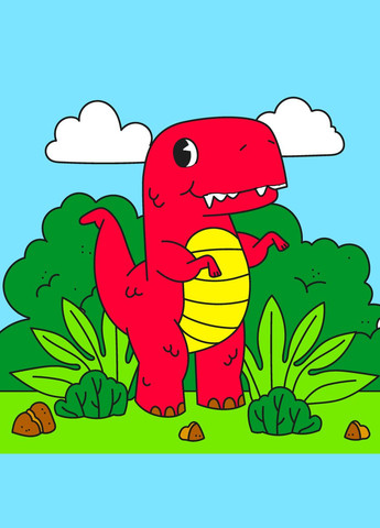 Набор для росписи по контурам Кошачья магия 25x25 см (КА-164) Riviera Blanca (304290416)