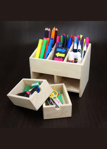 Органайзер настільний з дерева Мелроз бланже (КНЦ-006901) No Brand (328224940)