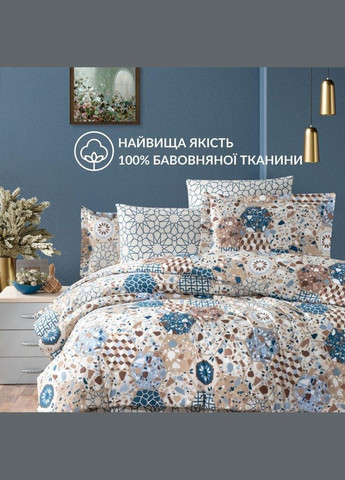 Пододеяло 200х220 см, бязь, хлопок, натуральная ткань, абстракция, в индивидуальной упаковке IDEIA (334726612)