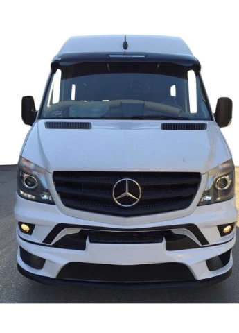 Накладка на передний бампер AMG (2013-2026) для Mercedes Sprinter W906 гг Meliset (391757576)