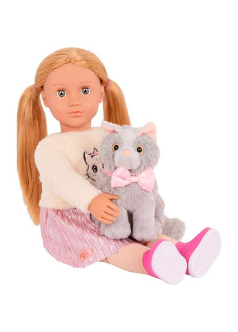 Кукла Шила с котёнком Сэмми и аксессуарами 46 см (BD31579Z) Our Generation (367055870)