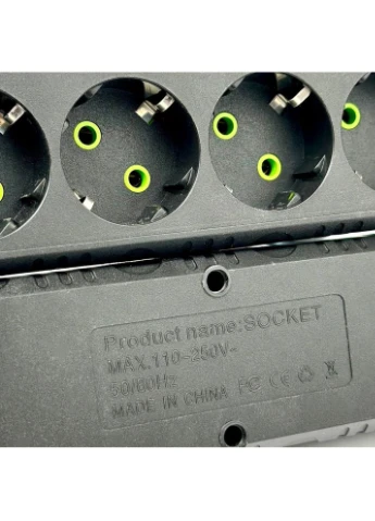 Сетевой фильтр-удлинитель 4 розетки 3USB 2500W 4 метра UA No Brand (400272541)