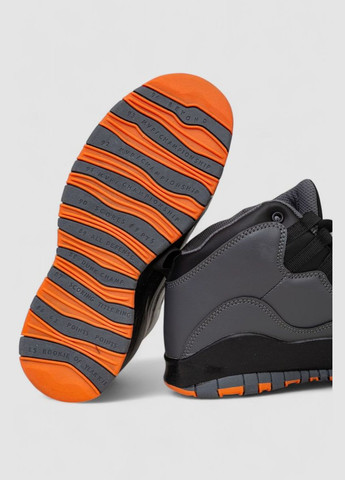 Серые осенние ботинки мужские зимние на меху Ager