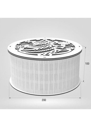 Подарункова коробка d200 h100 Ekostar (368306467)