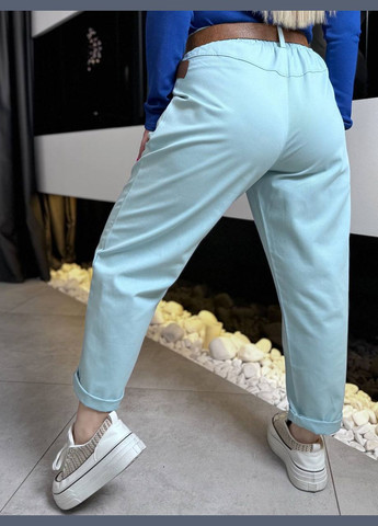 Жіночі джинси baggy колір блакитний р.48/50 452968 New Trend - (289477621)