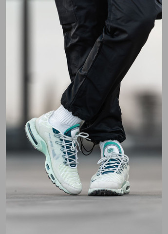 Белые демисезонные кроссовки мужские nike air max tn plus terrascape white | найк аир макс тн плюс белые No Brand